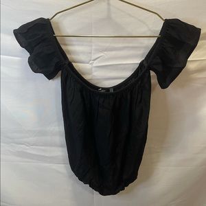 Bershka Off-The-Shoulder Crop Top